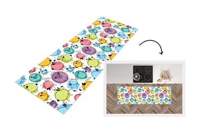 Keukenloper - Loper keuken - Schapen - Stippen - Patronen - 150x50 cm - Keukenloper vinyl