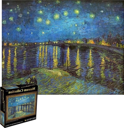 Puzzel van 2000 Stukken: Sterrennacht Over Rhoon, 100 x 70 cm, Ideaal voor Volwassenen, Klassieke Puzzelervaring