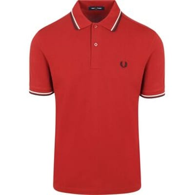 T-shirt Fred Perry Polo Twin Tipped M3600 Rood 74A