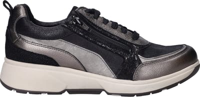 Xsensible Valletta Sneakers - Leer - Dames - Zilverkleurig - Maat 38
