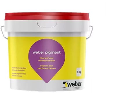 Weber Weberpigment kleurstof rood 1kg