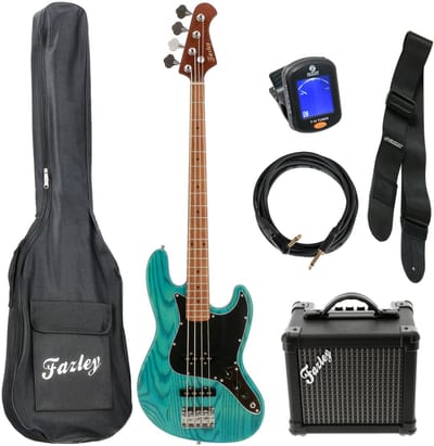 Basgitaar starterset Fazley Outlaw Series Judge Plus Blue