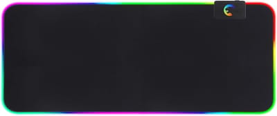 RGB gaming-muismat met 14 verlichtingsmodi waterbestendig antislip basis 700 x 300 x 4 mm