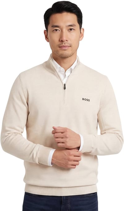 Hugo Boss trui creme