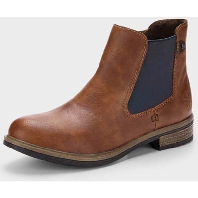Chelsea-boots met voering - bruin - Gr. 36 van Goldner Fashion