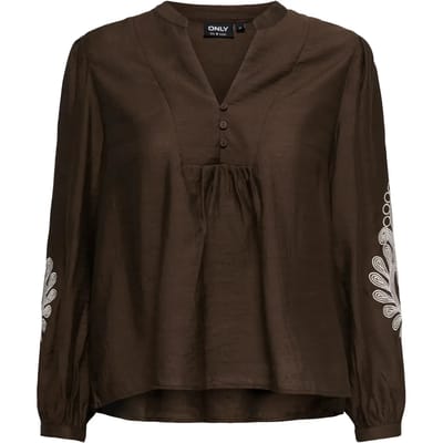 ONLY - ONLKANA 7/8 TOP WVN NOOS - Dames - Blouses