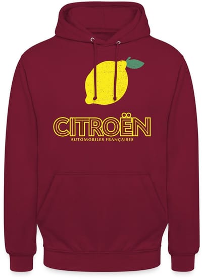 Citroën Frans Woordspeling Hoodie Unisex