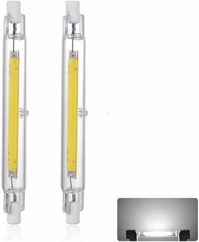Mmgoqqt - R7S LED Lamp - 118mm 40W - Koud Wit Licht 6000K - 2000LM - Dimmerbaar - 360掳 Lineaire Verlichting - Voor Wandlampen/Vloerlampen