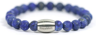 IbizaMen KIDS - jongens - armband - Lapis Lazuli - 6mm - 16cm
