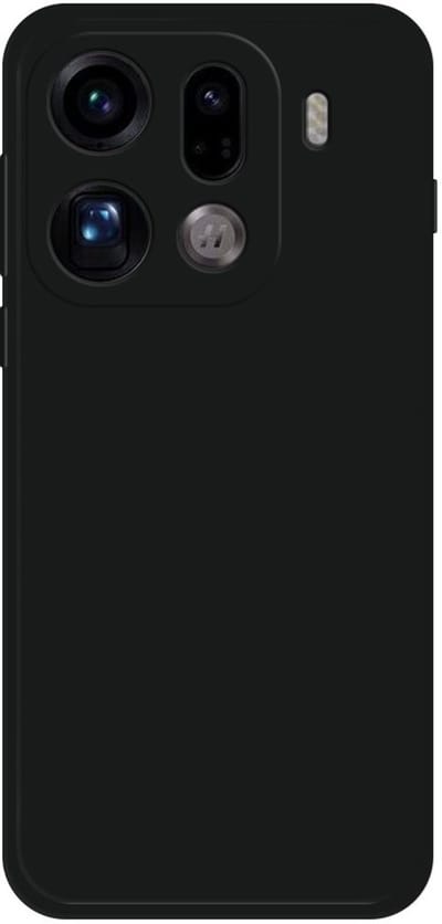 Coverup Hoesje - Geschikt voor OPPO Find X9 Pro Hoesje - Coverup Colour TPU Back Cover - Charcoal Black