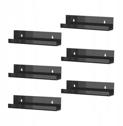 6-delig vinylplatenrek, ophangrek, displaystandaard, acrylmateriaal