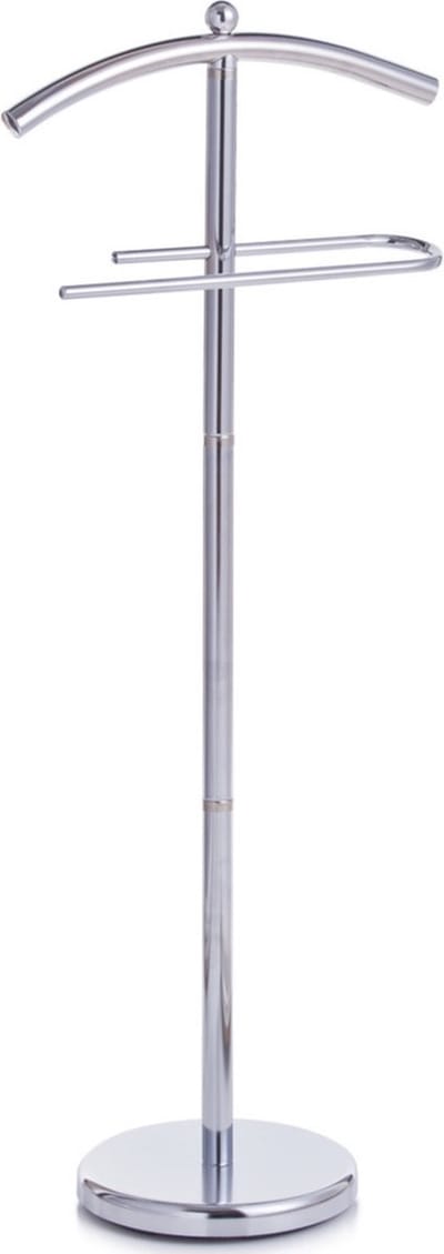 Zeller Kledingkapstok - zilver - met broekhanger - 109 cm
