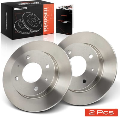 Frankberg 2x Remschijven Achteras voor Mitsubishi