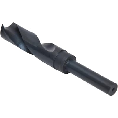 Forets à queue réduite HSS Twist Droit 12 pouces Queue Outil de perçage 21.5mm Noir
