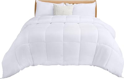 Famanu - Microvezel dekbed 220 x 240 cm, 280 g/m², gestikt dons-alternatief dekbed – Wit