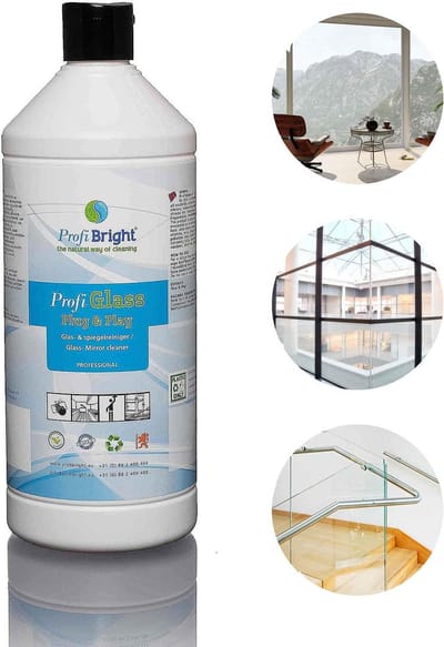 ProfiGlass Zakelijk - Glasreiniger - Interieurreiniger - Spiegelreiniger - Geen waas - HACCP - Navul - Dierproefvrij -1 liter