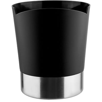 Boîte de Rangement pour Couverts Cuillère Fourchette Paille avec Porte-Gobelet en Papier pour Utilisation dans un Café ou un Bar(Bleu) noir