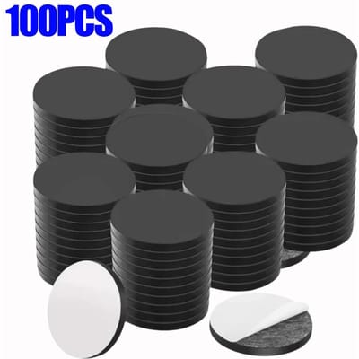 50/100 STUKS Zelfklevende Magnetische Dia 20mm Dikte 2mm Ronde Rubber Flexibele Kleine Plakmagneten Schijf voor Knutselen en Koelkast