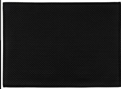 Placemat, fijne band, 45x33 cm, verpakt per 6 stuks, kleur zwart