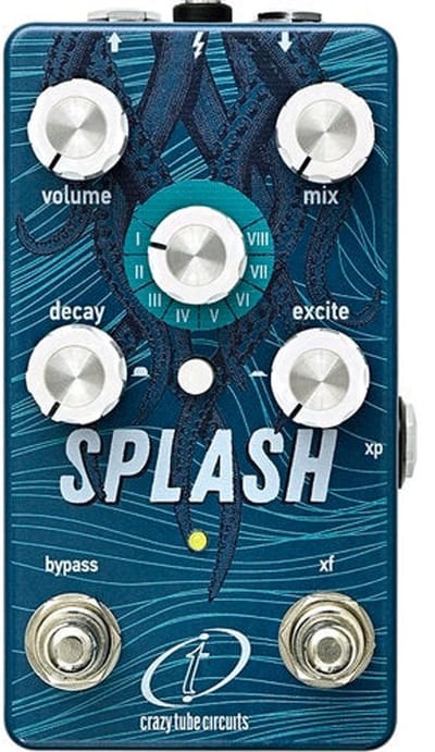 Crazy Tube Circuits Splash VIII reverb effectpedaal