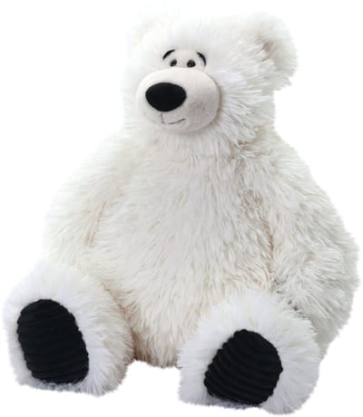 Wild Republic knuffel ijsbeer - wit - 40 cm - zittend - pluche - ijsberen - pooldieren