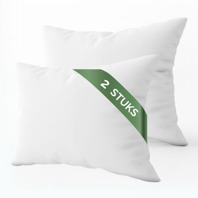 Droomtextiel Molton Kussensloop 60x70 cm - set van 2 stuks - Kussenbeschermer 100% Katoen - Anti allergie - Hotel Kwaliteit - Extra Zacht