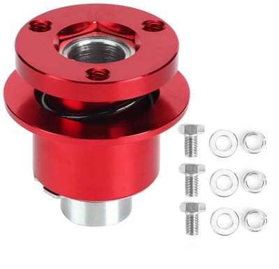 Allecto - Stuurwiel Quick Release - 3 Gat Snelle demontage - Eenvoudig te installeren - Universeel - Stuurwiel Quick Release Tool - Geschikt voor a...