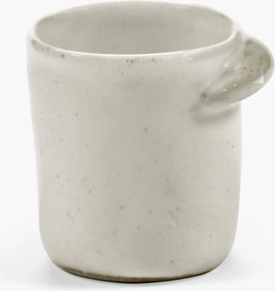 Serax Uncharted Out of Lines espressobeker zonder oor 7cl off white (set 2 stuks)