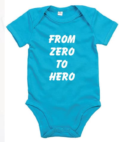 Rompertje From Zero To Hero-Surf Blue-6-12 Maanden