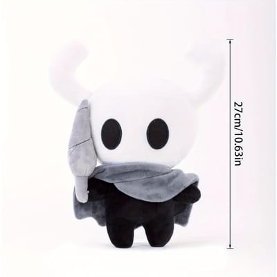 10,63 inch Hollow Knight Pluche Speelgoed Zacht Knuffeldier Cartoon Game Karakter Perfect Cadeau voor Jongens Kinderen Verzameling zwart