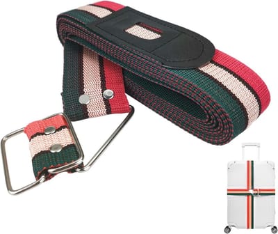 Duurzame en Verstelbare Kofferband van 4.2m voor Reisbagage, Ideaal als Reisaccessoire en Luggage Strap