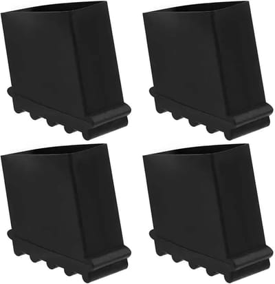 Ladder Voet Covers - Ladder Stabilisatoren - Vloer Beschermen - Antislip Ontwerp - 4 Stuks - Zwart