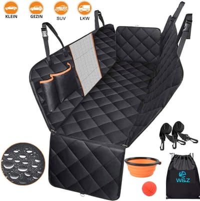 W&Z® Hondendeken Auto Achterbank en Kofferbak - Autodekens - Hondenkleed - Kattendekens - Incl Opbergzak