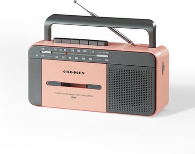 Crosley CT102A - Cassettespeler - Rosé goud & Grijs