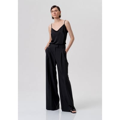 zwart vrouw paleis broek