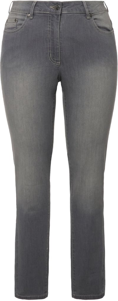 Angel of Style - Dames - Jeans Emma Slim Fit stretchcomfort 5-pocket - Medium grijs - Maat 22