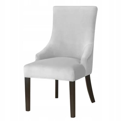 Toscana Stoelhoes Velvet Lichtgrijs - Dik & Duurzaam