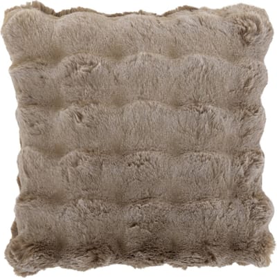 J-Line kussen Wave - polyester - taupe
