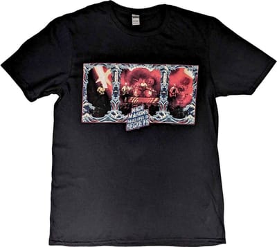 Nick Mason's Saucerful Of Secrets - Hokusai Wave European Tour 2022 Heren T-shirt - S - Zwart