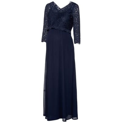ESMARA Dames zwangerschapsjurk (Marineblauw, XS (32/34))