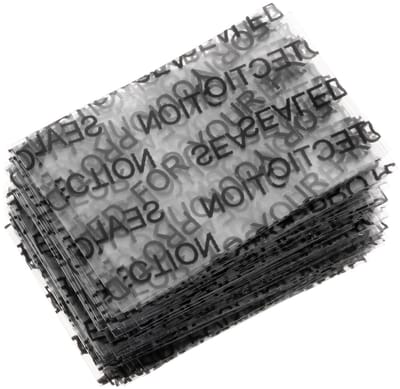 Perforeerbare Krimpbanden 35 x 24 mm, Zwart Bedrukt, PVC, Verpakking van 250 Stuks voor Flessen, Glazen en Blikjes, Geschikt voor Diameter 1,59 tot 0,83 Inch