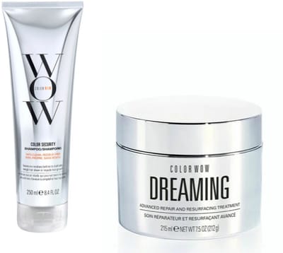 Color Wow Duo Color Security Shampoo + Dreaming Advanced Repair & Resurfacing Treatment 215ml | Extra voordelig