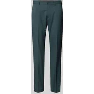 Slim fit pantalon met riemlussen