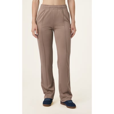 FILA Sagano Straight Taped Track Pants Taupe Gray Size: XS | Sweatpants Outlet | Dames | Grijs