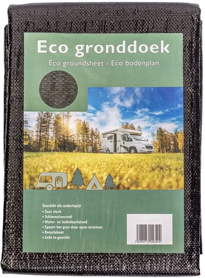 Happy Rhino - Grondzeil Eco - 250 x 500 cm - Zwart - Gronddoek