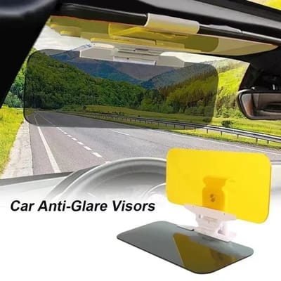 Auto Zonneklep Anti-Glare – UV Blokkerend Gepolariseerd Zonnescherm | Dag & Nacht Anti-Verblinding | Zonnescherm Auto / Zonneklep Auto / Auto Accessoires