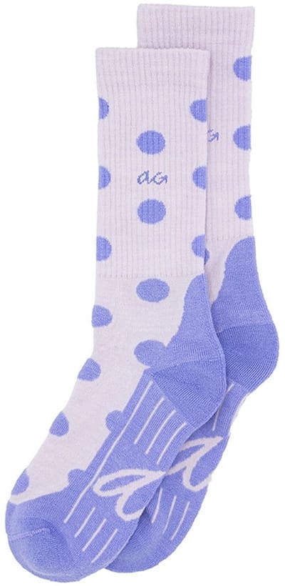 Alfredo Gonzales unisex merino sokken hike dots paars