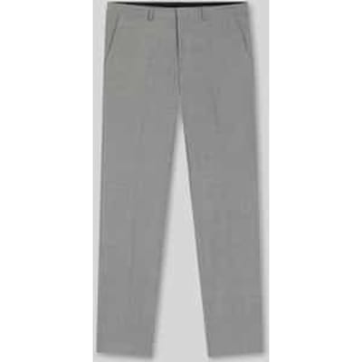 Slim fit pantalon van wolmix, model 'HESTEN'