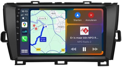BG4U - Android Navigatie Radio geschikt voor Toyota Prius 2009 - 2017 met Draadloze Apple Carplay en Android Auto Draadloos