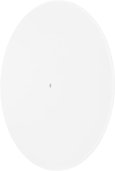 Draaitafelmat Acryl - Platenmat Slipmat - Verbeterd Geluid - Gedempte Resonantie - 12 Inch - Helder Wit